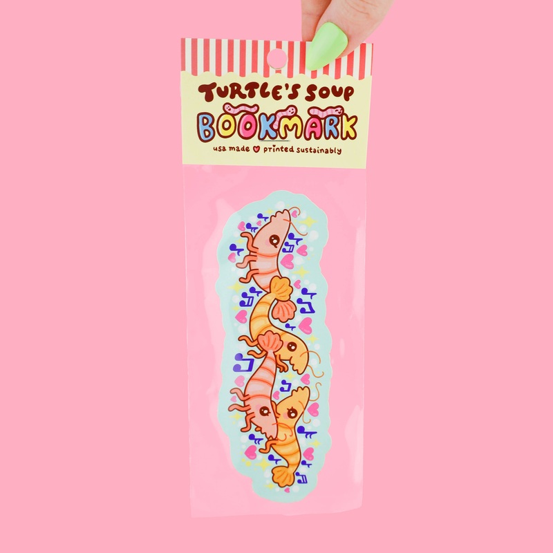 Turtle’s Soup – Shrimp Rave Reader Gift Bookmark