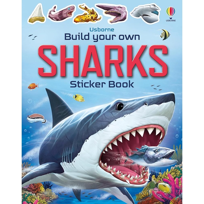 Build Your Own Sharks: Learn About Sharks and Other Marine Creatures in a Fun and Interactive Way (Build Your Own Sticker Book)