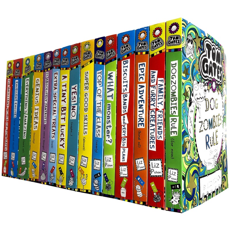 Tom Gates Series 15 Books Collection Set By Liz Pichon ( Books 1-15 )