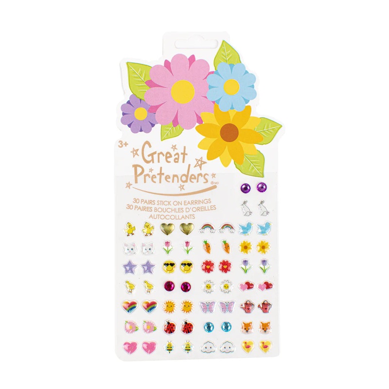 Spring Flowers Sticker Earrings