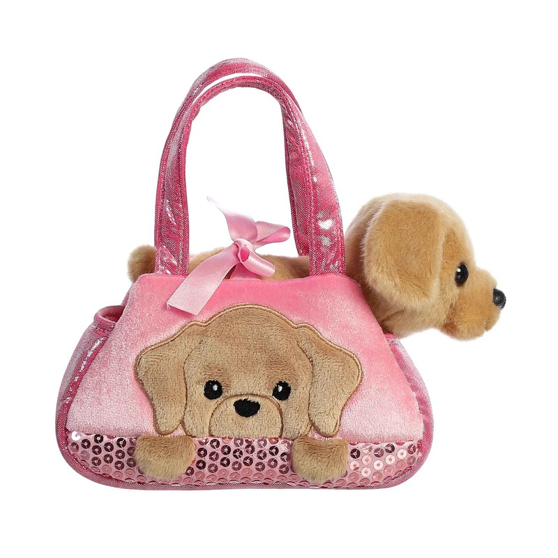 Fancy Pals Peek-A-Boo Labrador Pet Carrier