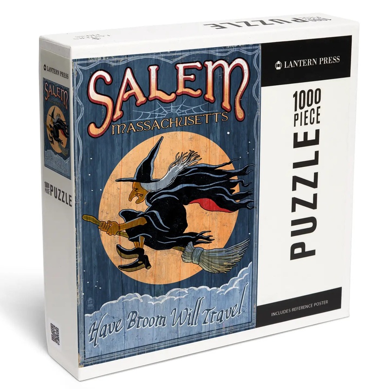 Salem Vintage Witch Puzzle