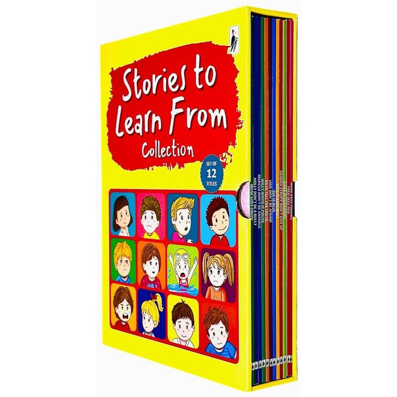 Stories to Learn From Collection (12 Volume Boxed Set)(Nate please Wait, Sue is Blue?, Hank Says Thanks, Fred Sees Red, Vince is Confident, Sandra Strupp don’t Give Up, & More)