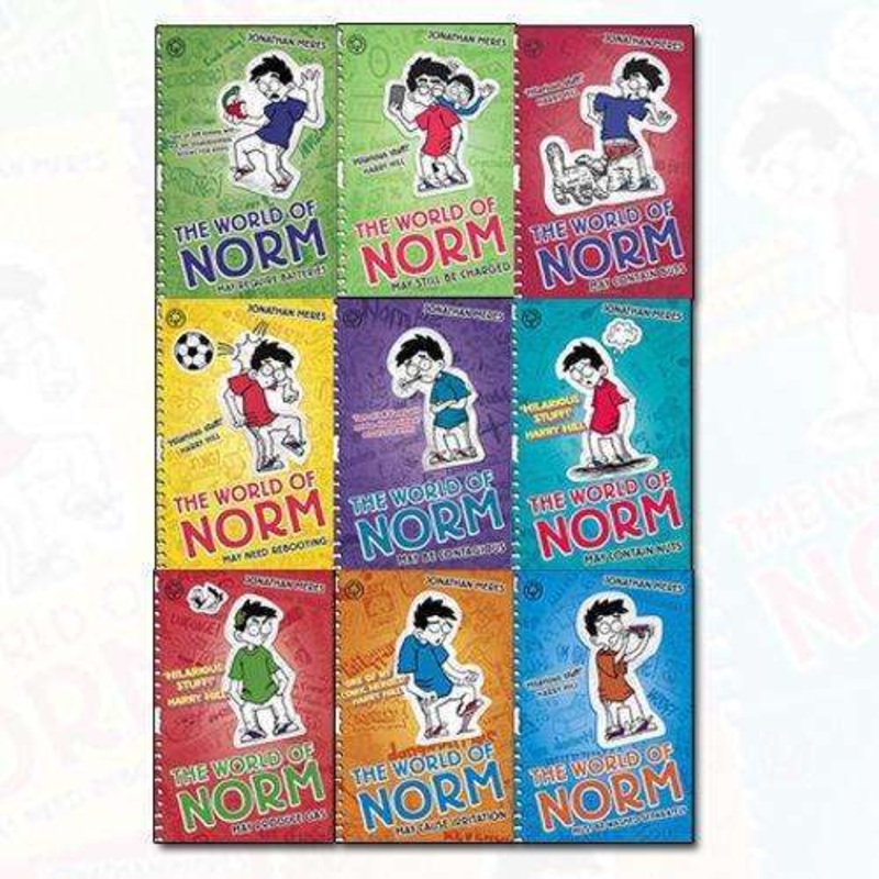 The World of Norm Collection Jonathan Meres 9 Books Set (May Contain Nuts, Etc)