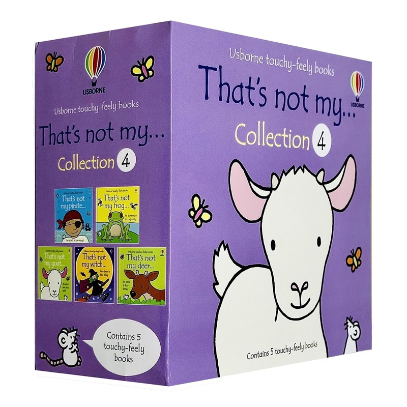 Usborne touchy-feely books That’s not my… Collection 4: 5 Books Set (Witch, Pirate, Goat, Frog, Deer)