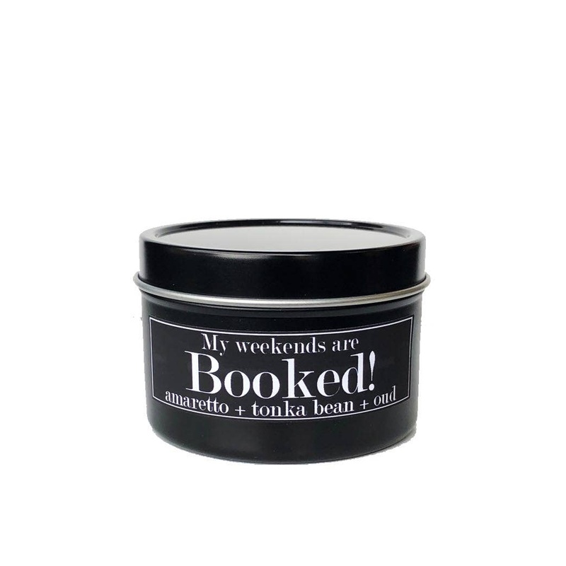 Fly Paper Products – My weekends are booked Tonka Bean 4oz Soy Candle