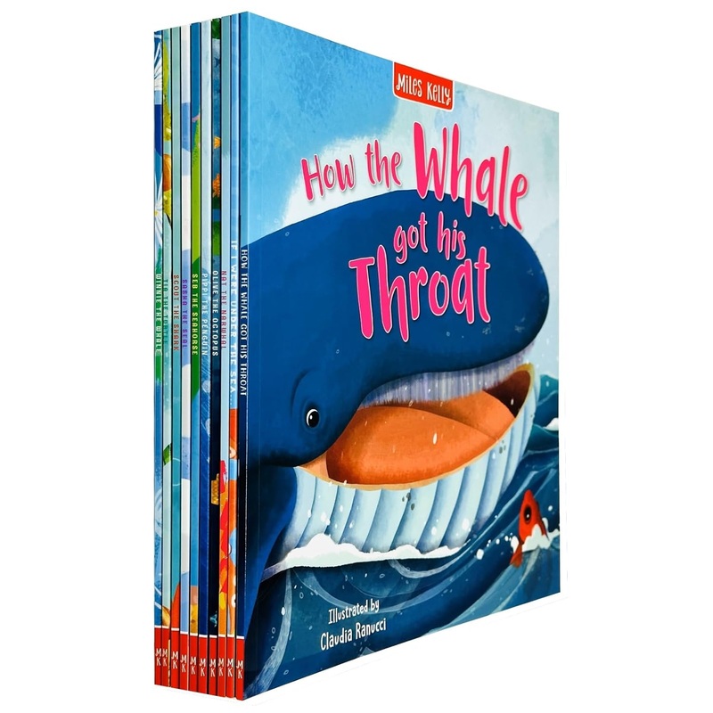 Stories From the Sea 10 Tales of Wild Animals Beneath the Waves Children’s Books Collection Set