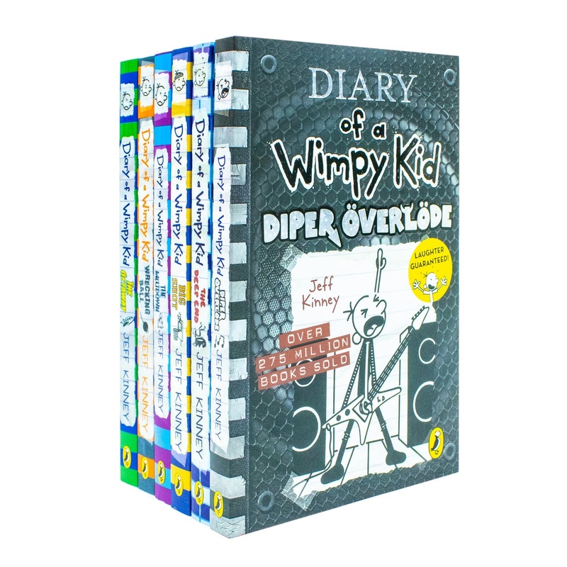 Diary of a Wimpy Kid (Book 12-17) 6 Books Collection Set (The Getaway, The Meltdown, Wrecking Ball, The Deep End, Big Shot & Diper verlde