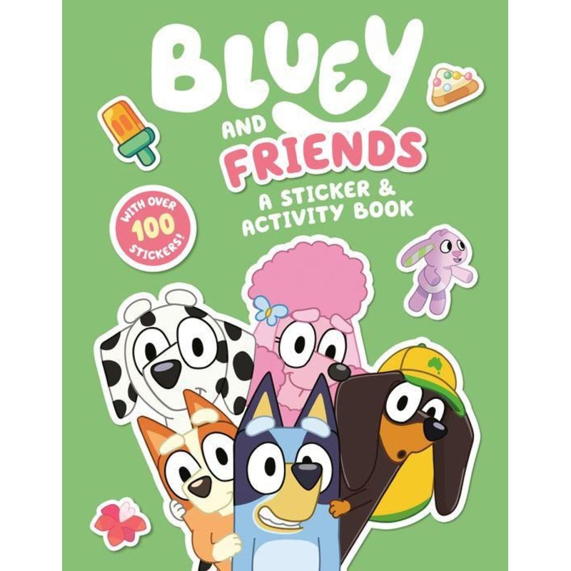 Bluey and Friends: A Sticker & Activity Book Paperback