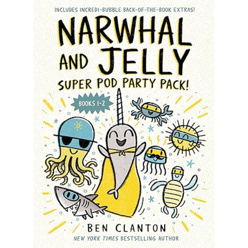Narwhal and Jelly 1 & 2 – Super Pod Party Pack!