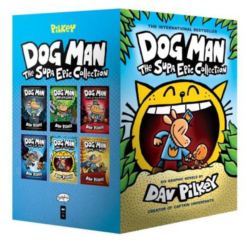 Dog Man: The Supa Epic Collection (Dog Man Series #1-6 Boxed Set) Boxed Set