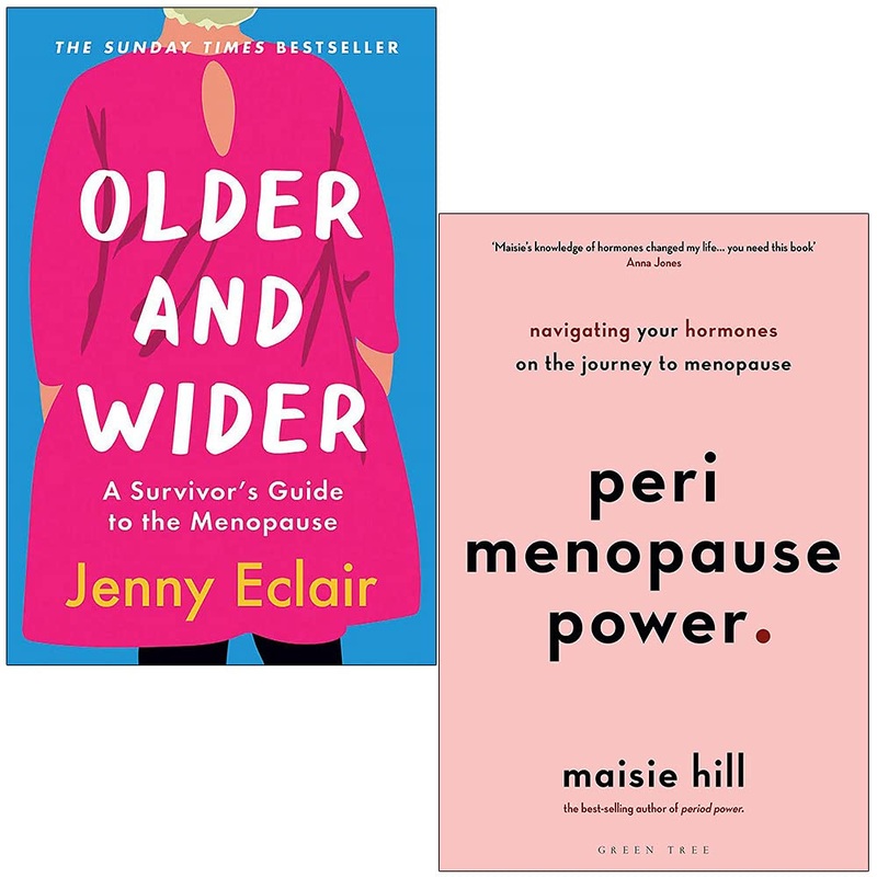 Older and Wider By Jenny Eclair & Perimenopause Power By Maisie Hill 2 Books Collection Set