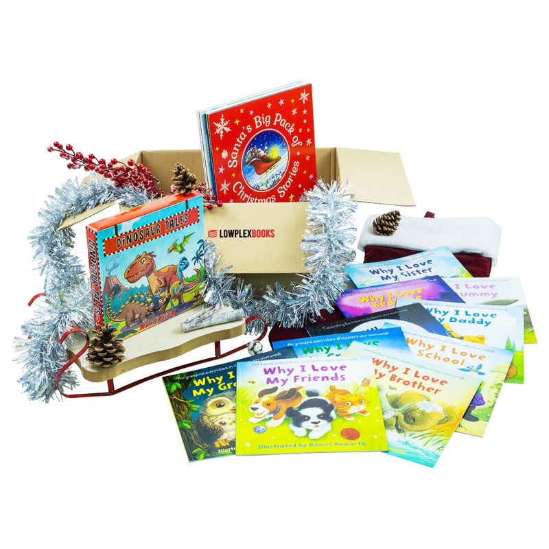 Ultimate Christmas Storytime Bundle, Santas Big Pack, Dinosaur Tales, and Why I Love Collection, 30 Festive PictureBooksforKids