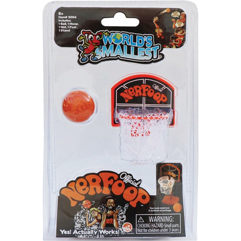 World’s Smallest Nerf Basketball