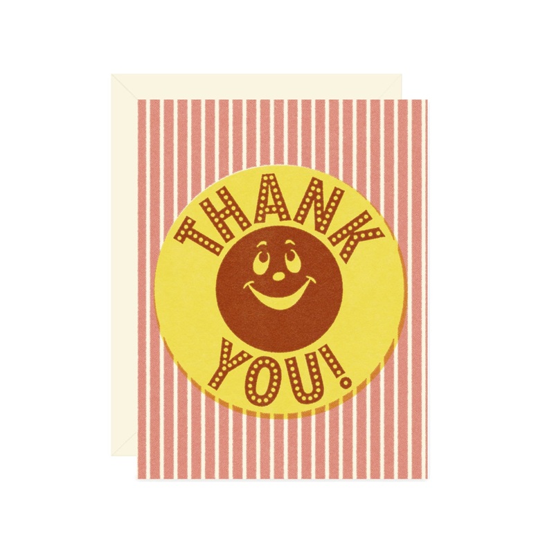 Face Thank You Card