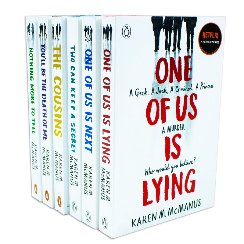 Karen M McManus Collection 6 Books Set (You’ll Be the Death of Me, The Cousins, Two can keep a secret, One Of Us Is Lying, One Of Us Is Next, Nothing More to Tell)