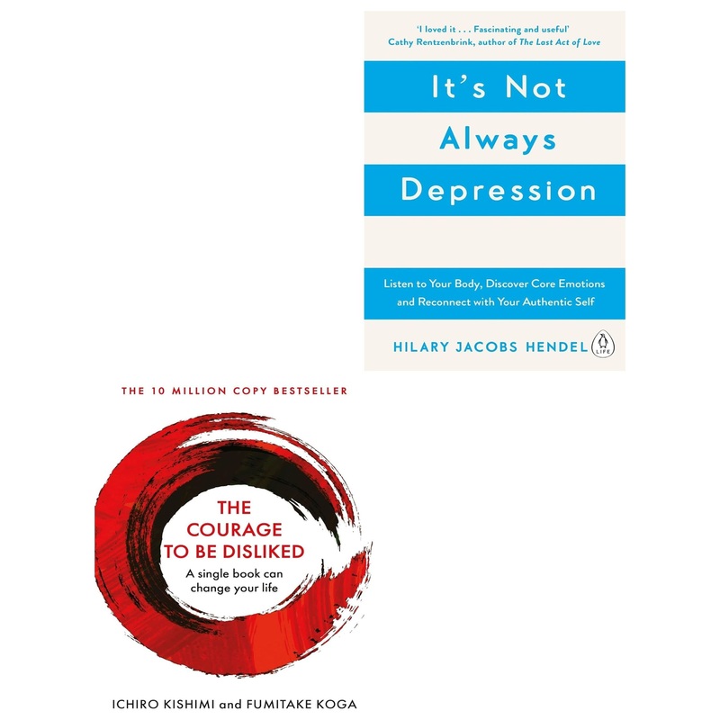 It’s Not Always Depression, The Courage To Be Disliked 2 Books Collection Set