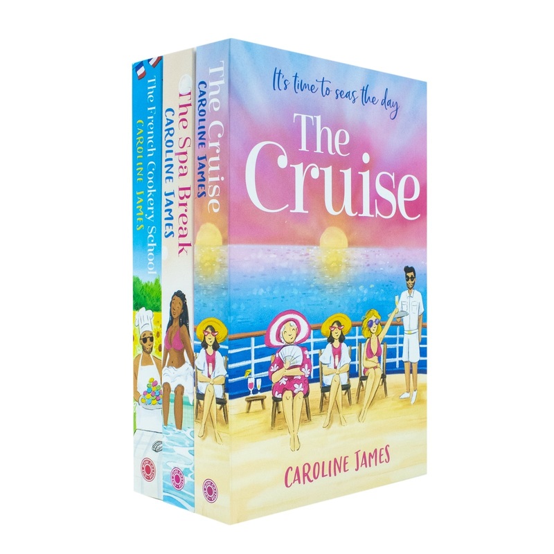 Caroline James Collection  3 Book Set (The French Cookery School, The Cruise, The Spa Break) | Fiction, Travel, Food, Leisure & Lifestyle Reading