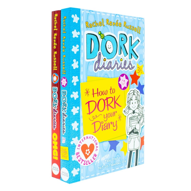 Dork Diaries 2 Books Collection Set by Rachel Renee Russell | Funny Diary Series for Young Readers – OMG All About Me & How to Dork Your Diary