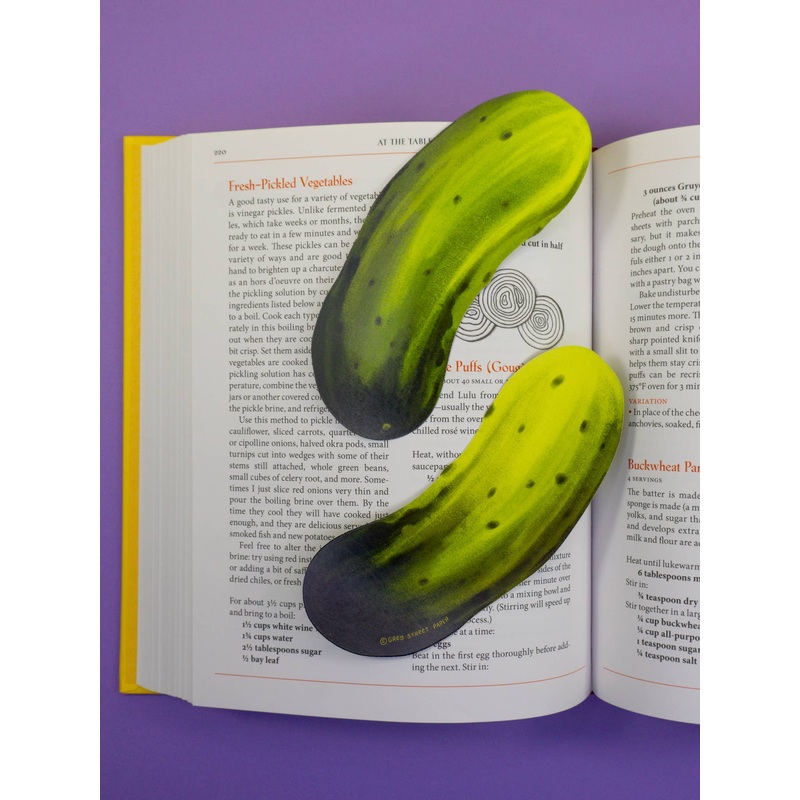 Grey Street Paper – Pickle Die-CutBookmark