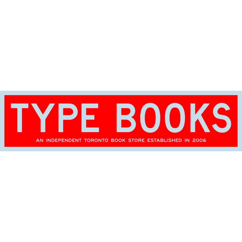TYPE BOOKS Sticker RED/BABY BLUE