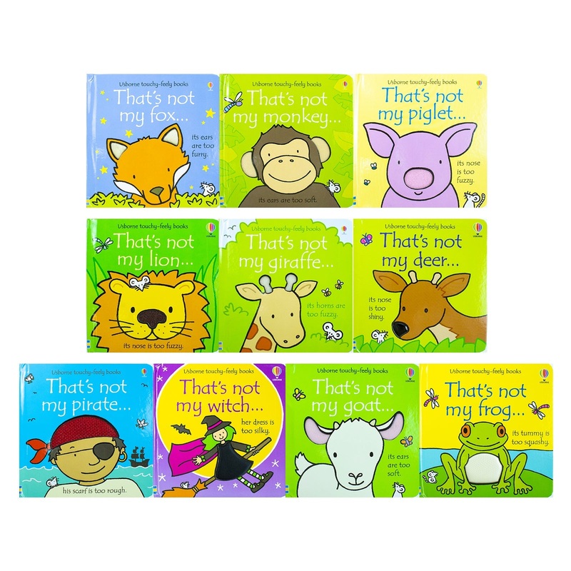 Usborne Touchy-Feely That’s Not My 10-Book Collection (Series 3 & 4) | Interactive Sensory Board Books for Toddlers & Early Learning Fun