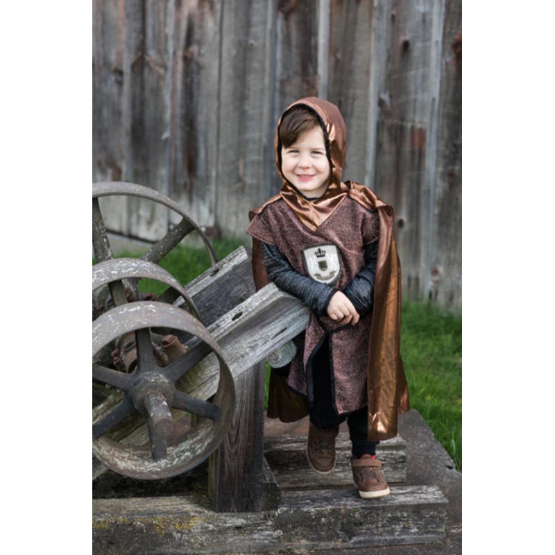 Brilliant Copper Knight Tunic with Cape, 5-6