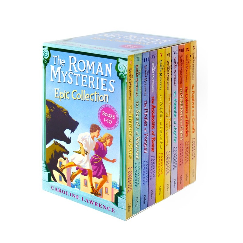 The Roman Mysteries 10-Book Box Set by Caroline Lawrence | Historical Adventure Series for Kids  Mystery, Discovery & Life in the Roman Empire