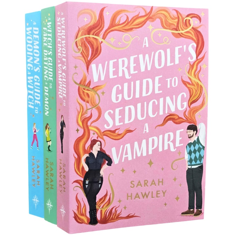 Glimmer Falls Series By Sarah Hawley 3 Books Collection Set (A Witch’s Guide to Fake Dating a Demon, A Demon’s Guide to Wooing a Witch and A Werewolf’s Guide to Seducing a Vampire)