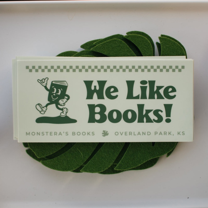 We Like Books! Bumper Sticker