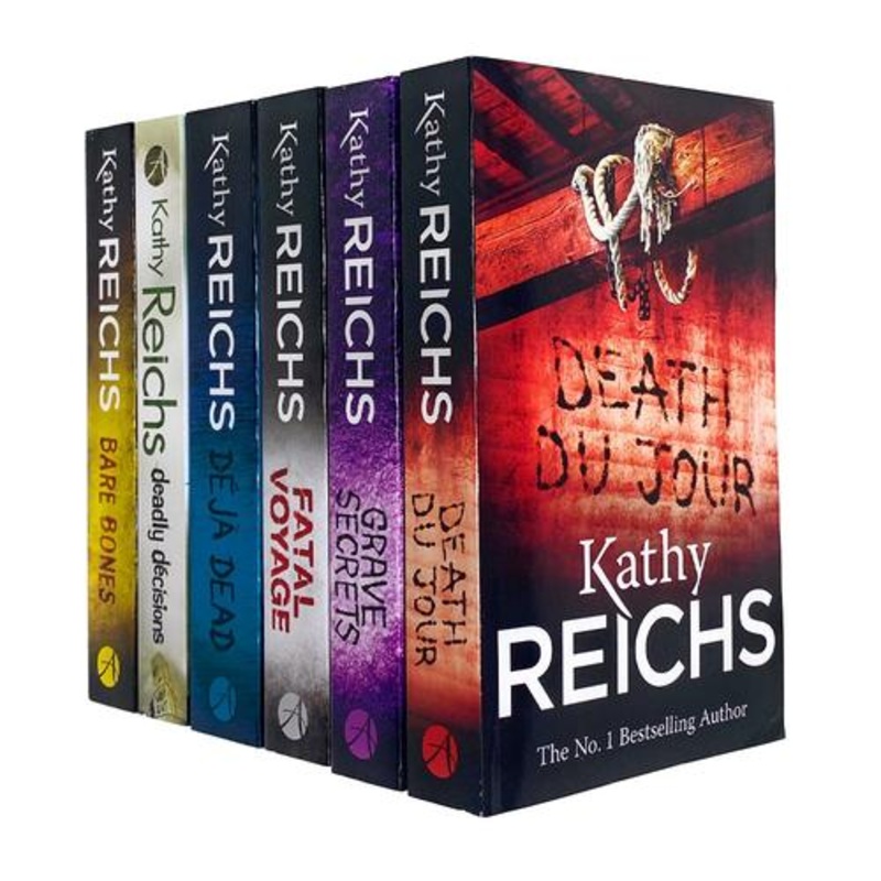Kathy Reichs Temperance Brennan Collection 6 Books Set Series 1 – Deja Dead, Death Du Jour, Deadly Decisions, Fatal Voyage, Grave Secrets, Bare Bones