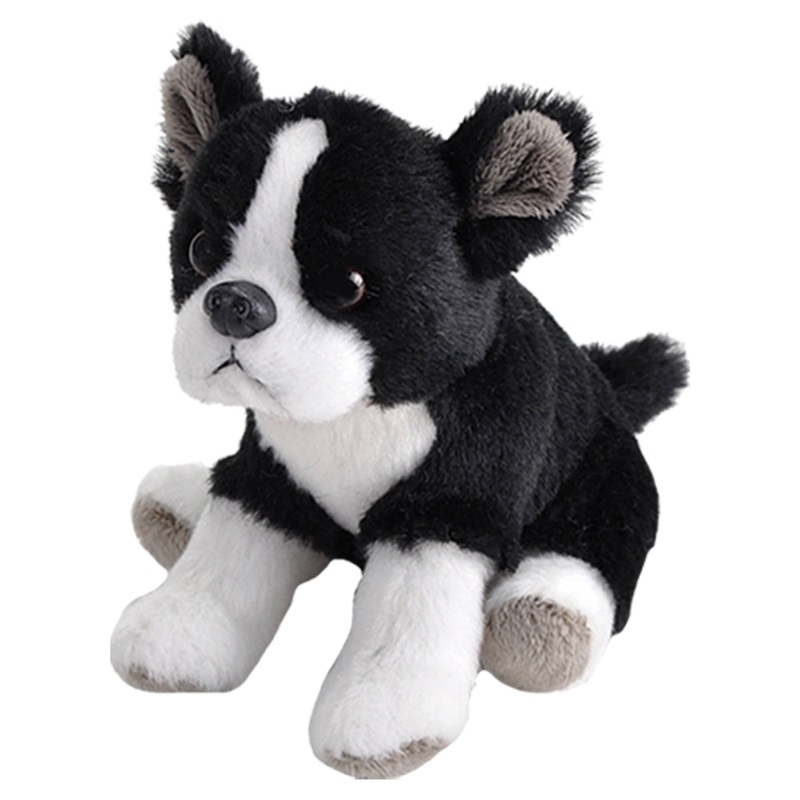 Wild Republic – Pocketkins-ECO-Boston Terrier Dog Stuffed Animal 5″